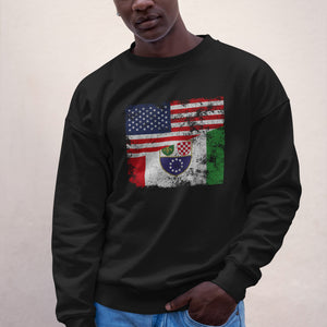 Federation of Bosnia and Herzegovina USA Flag Sweatshirt