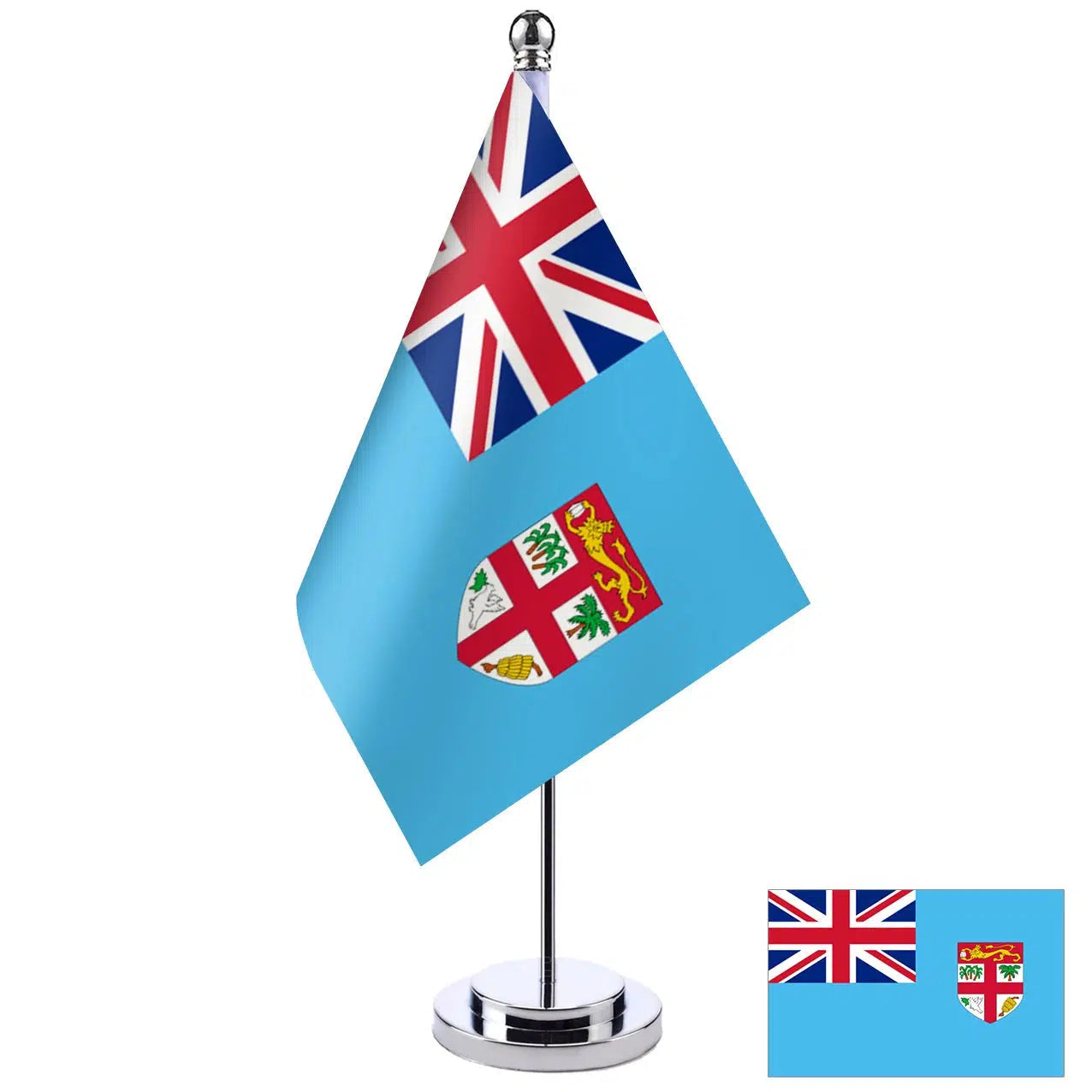 Fiji Desk Flag - Small Office Table Flag