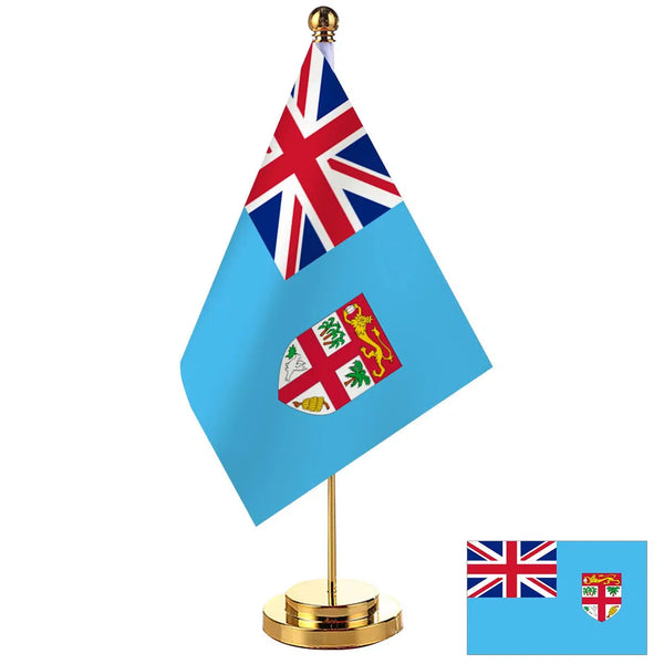 Fiji Desk Flag - Small Office Table Flag