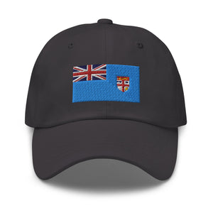 Fiji Flag Cap - Adjustable Embroidered Dad Hat