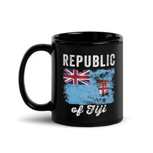 Fiji Flag Distressed - Fijian Flag Mug