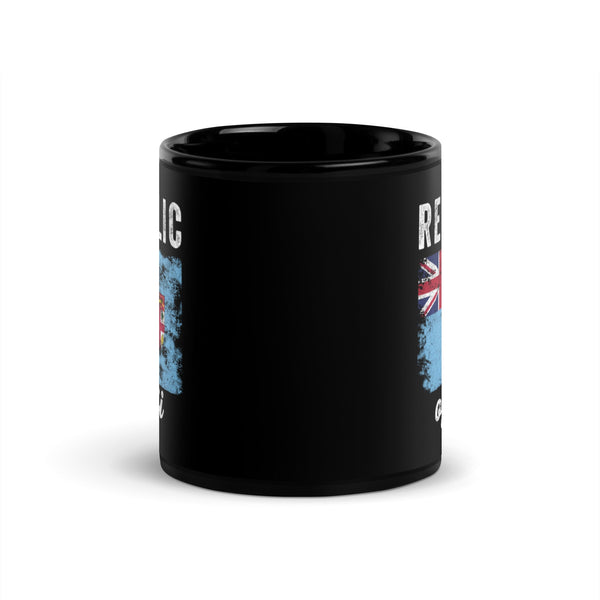 Fiji Flag Distressed - Fijian Flag Mug