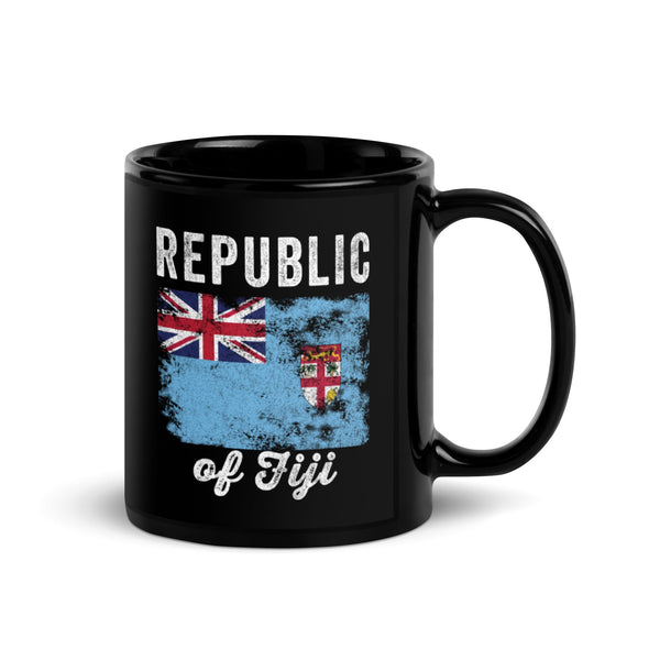 Fiji Flag Distressed - Fijian Flag Mug