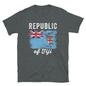 Fiji Flag Distressed - Fijian Flag T-Shirt