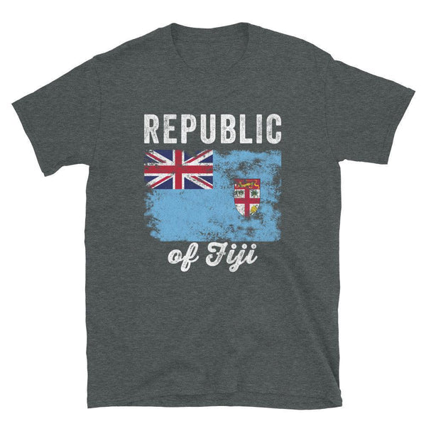 Fiji Flag Distressed - Fijian Flag T-Shirt