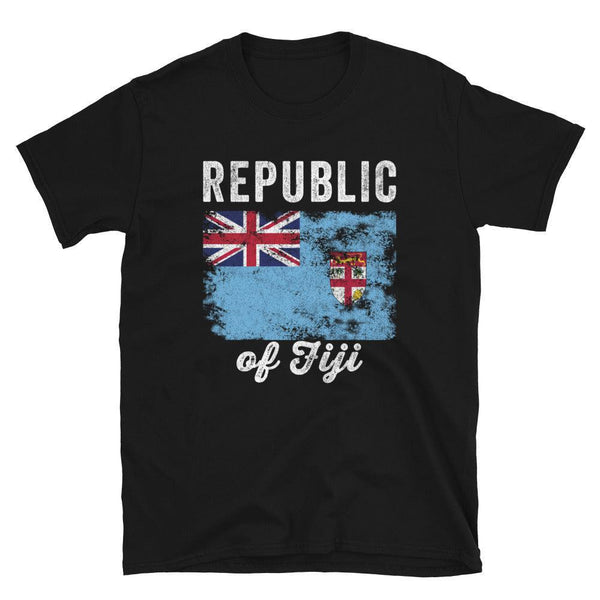 Fiji Flag Distressed - Fijian Flag T-Shirt