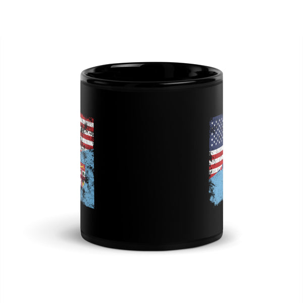 Fiji USA Flag Mug