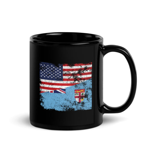 Fiji USA Flag Mug