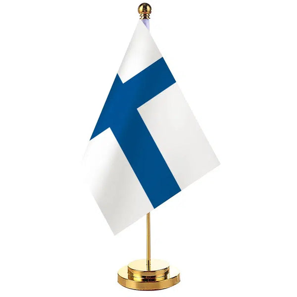 Finland Desk Flag - Small Office Table Flag