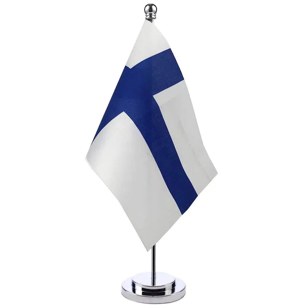 Finland Desk Flag - Small Office Table Flag