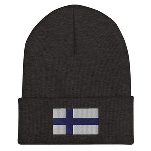 Finland Flag Beanie - Embroidered Winter Hat