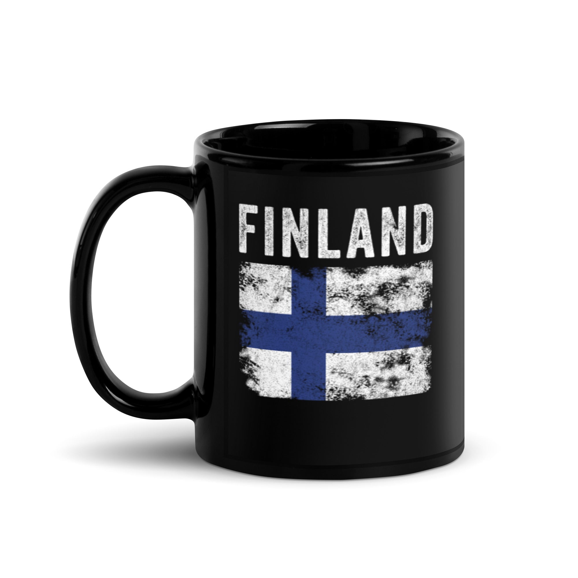 Finland Flag Distressed - Finnish Flag Mug