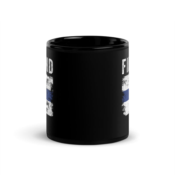 Finland Flag Distressed - Finnish Flag Mug