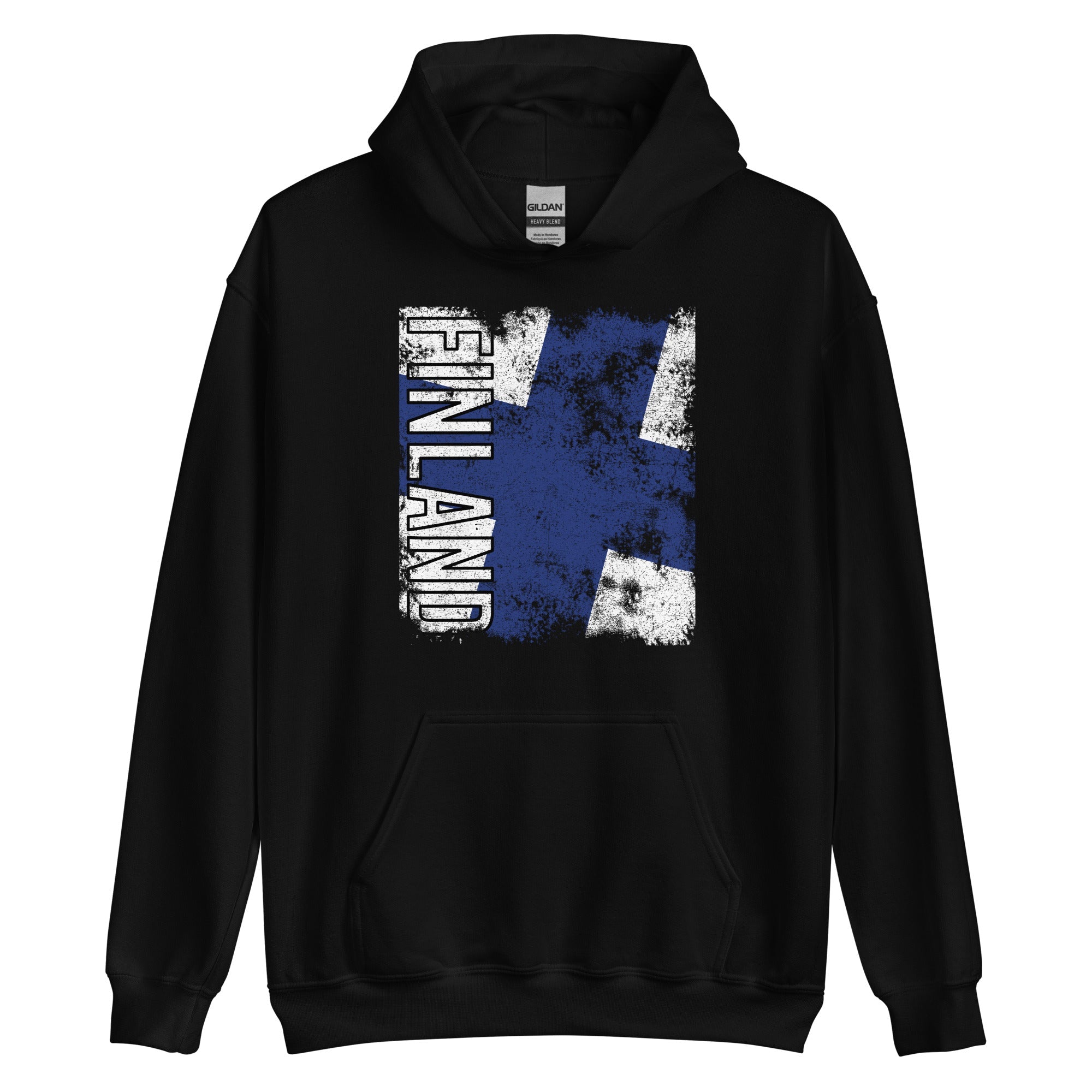 Finland Flag - Distressed Flag Hoodie