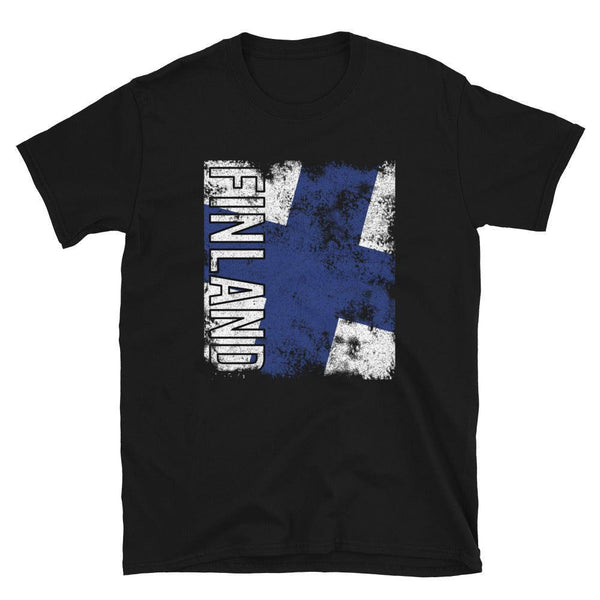Finland Flag Distressed T-Shirt