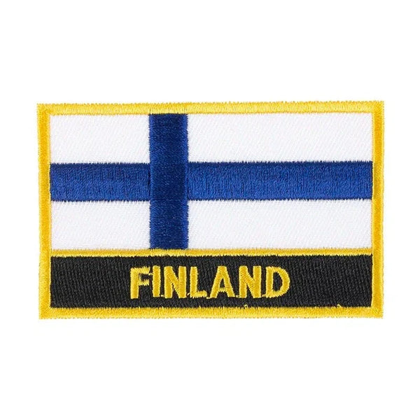 Finland Flag Patch - Sew On/Iron On Patch