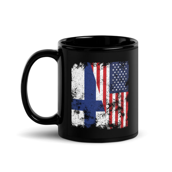 Finland USA Flag - Half American Mug