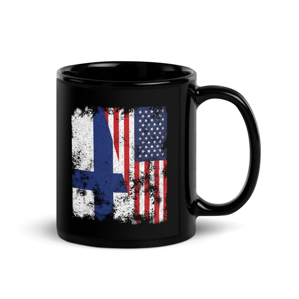 Finland USA Flag - Half American Mug
