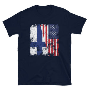 Finland USA Flag - Half American T-Shirt