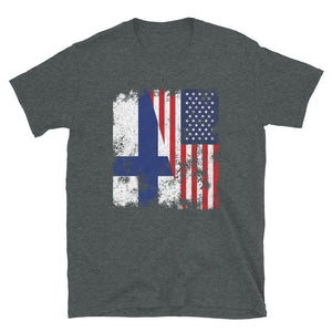 Finland USA Flag - Half American T-Shirt