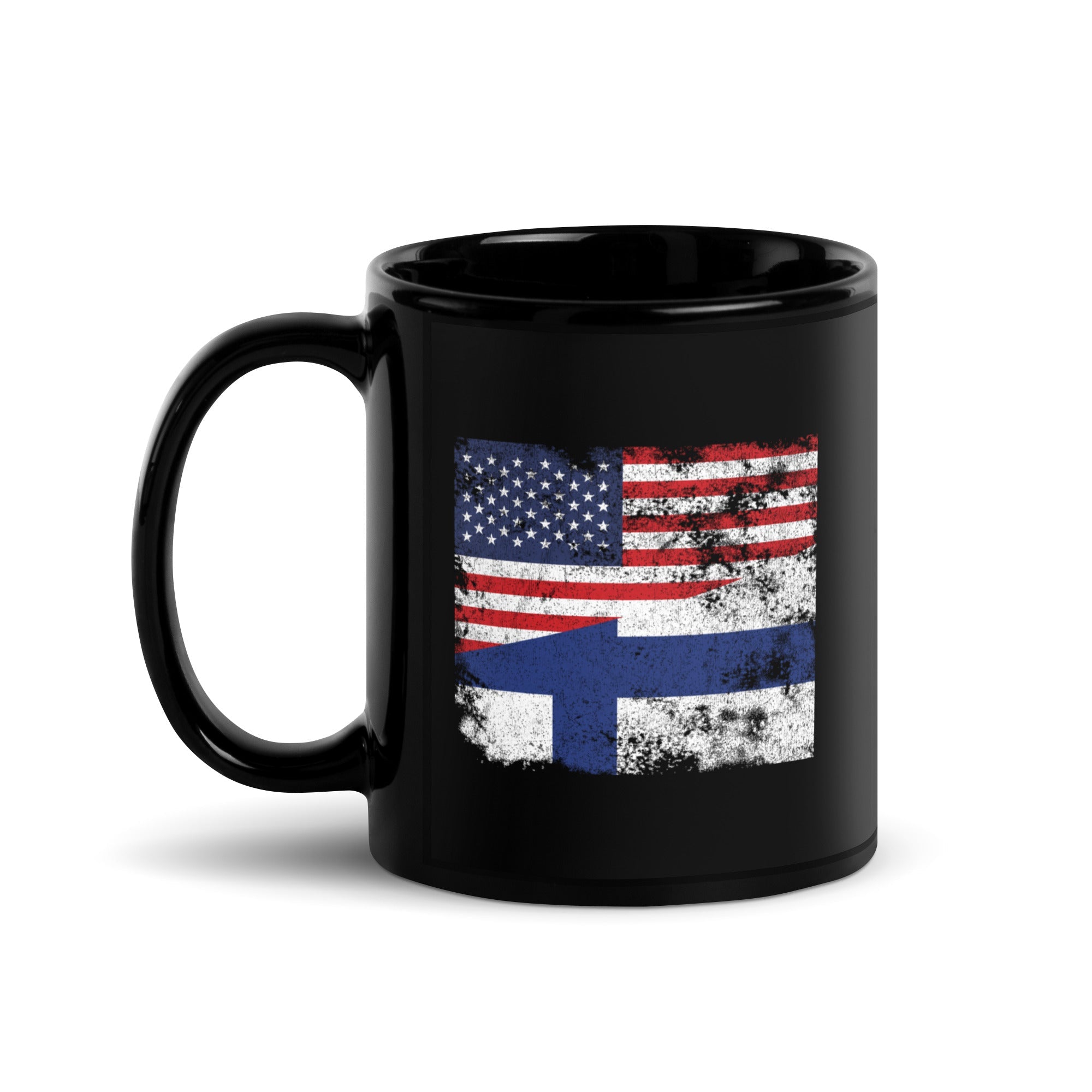 Finland USA Flag Mug