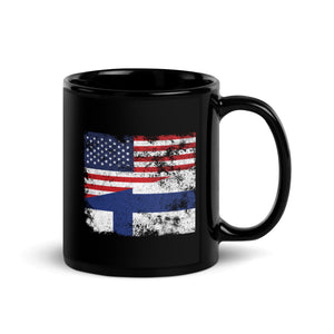 Finland USA Flag Mug