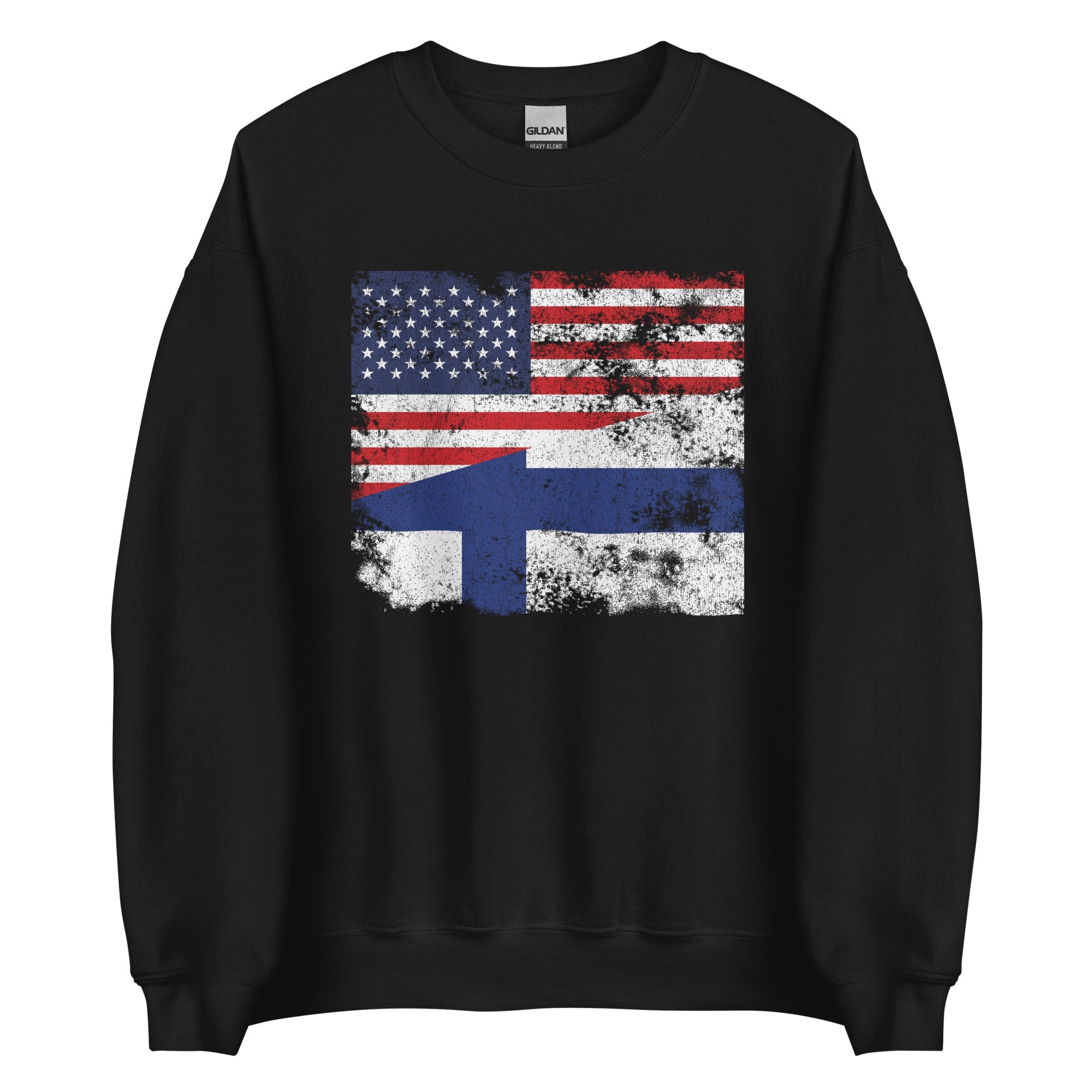 Finland USA Flag Sweatshirt