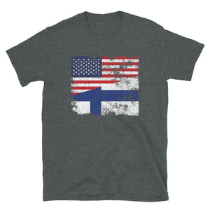 Finland USA Flag T-Shirt