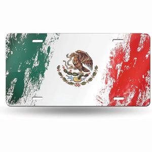 Flag License Plate Collection - Decorative Metal Tin Signs