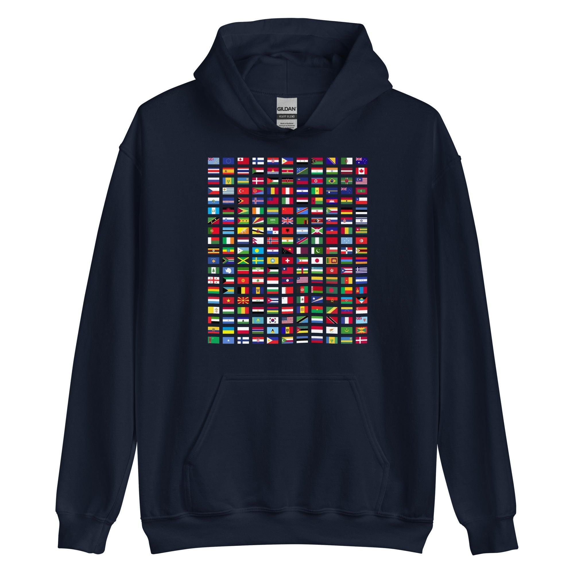 Flags of the World Hoodie Flag Nation