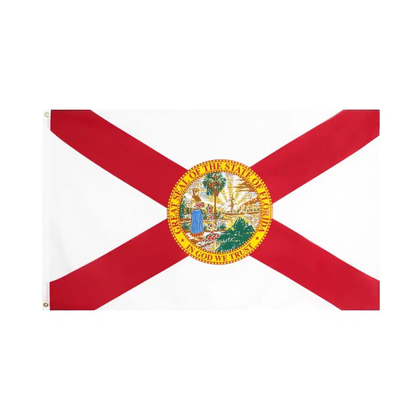 Florida State Flag - 90x150cm(3x5ft) - 60x90cm(2x3ft)