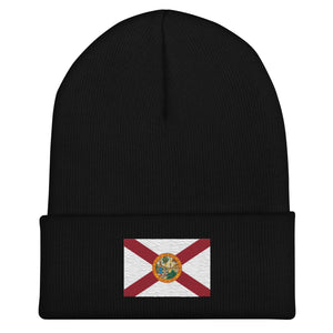 Florida State Flag Beanie - Embroidered Winter Hat