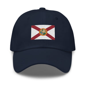 Florida State Flag Cap - Adjustable Embroidered Dad Hat