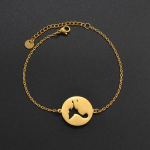 Formentera Map Bracelet
