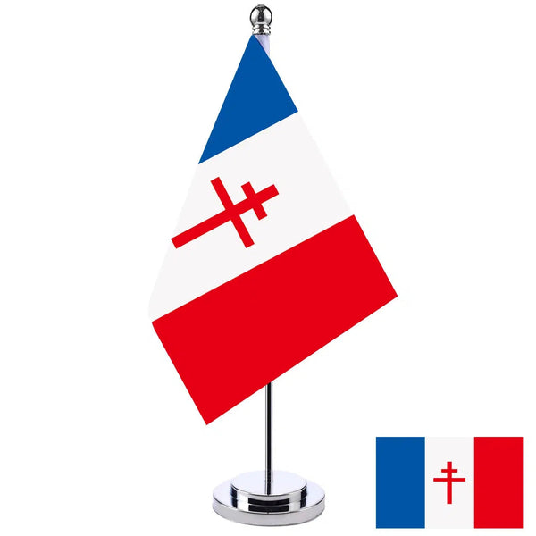 France Desk Flag Collection - Small Office Table Flag