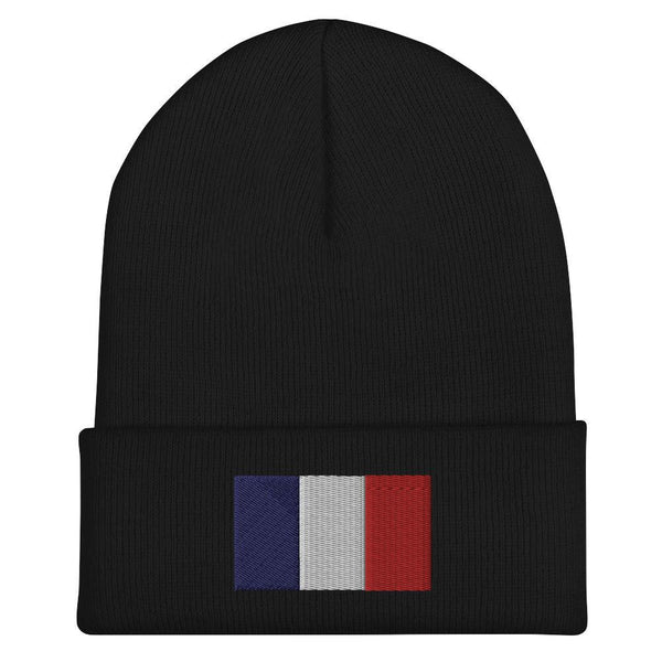 France Flag Beanie - Embroidered Winter Hat