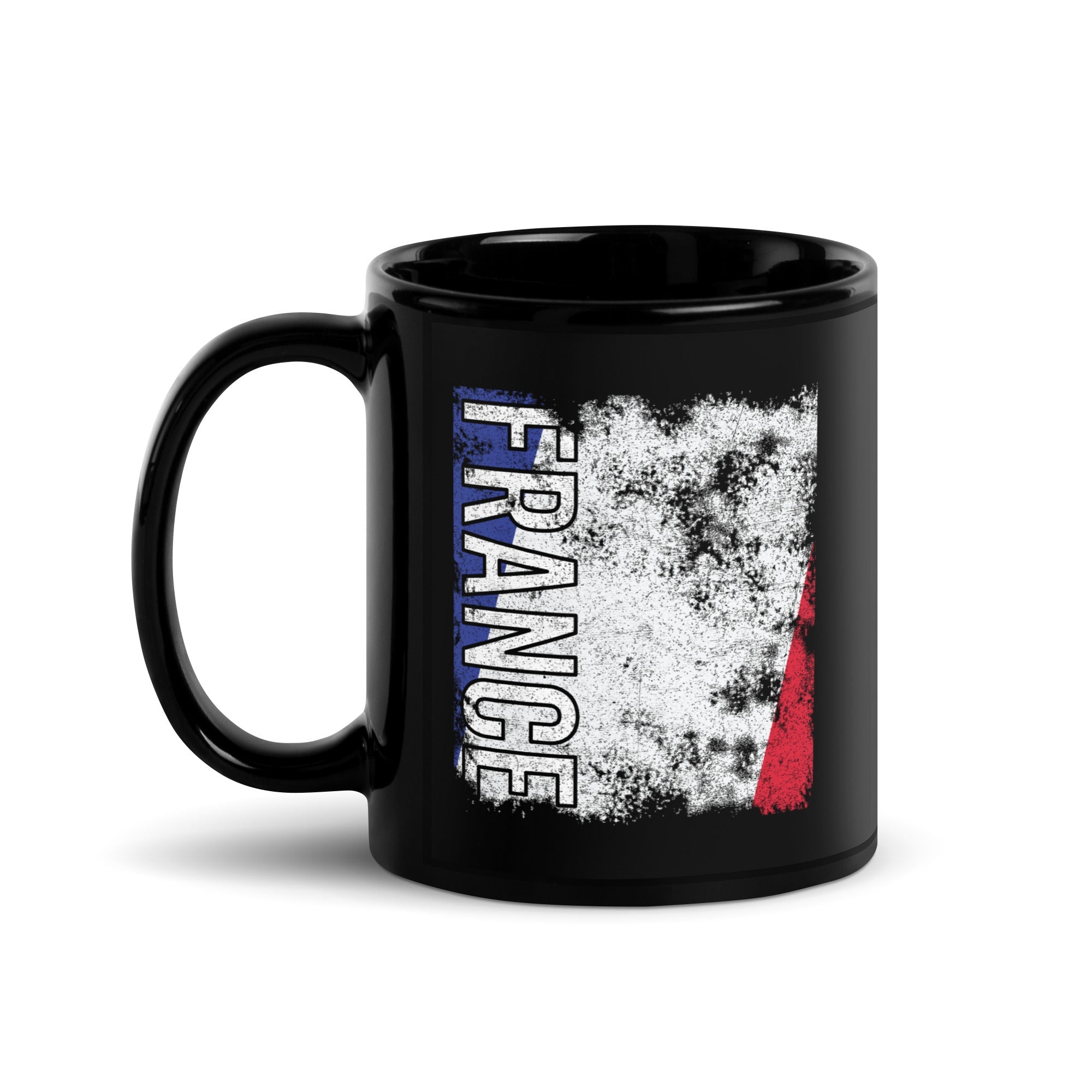 France Flag - Distressed Flag Mug