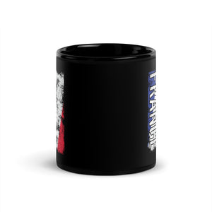 France Flag - Distressed Flag Mug