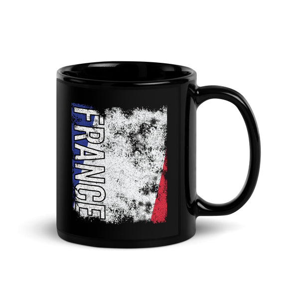 France Flag - Distressed Flag Mug