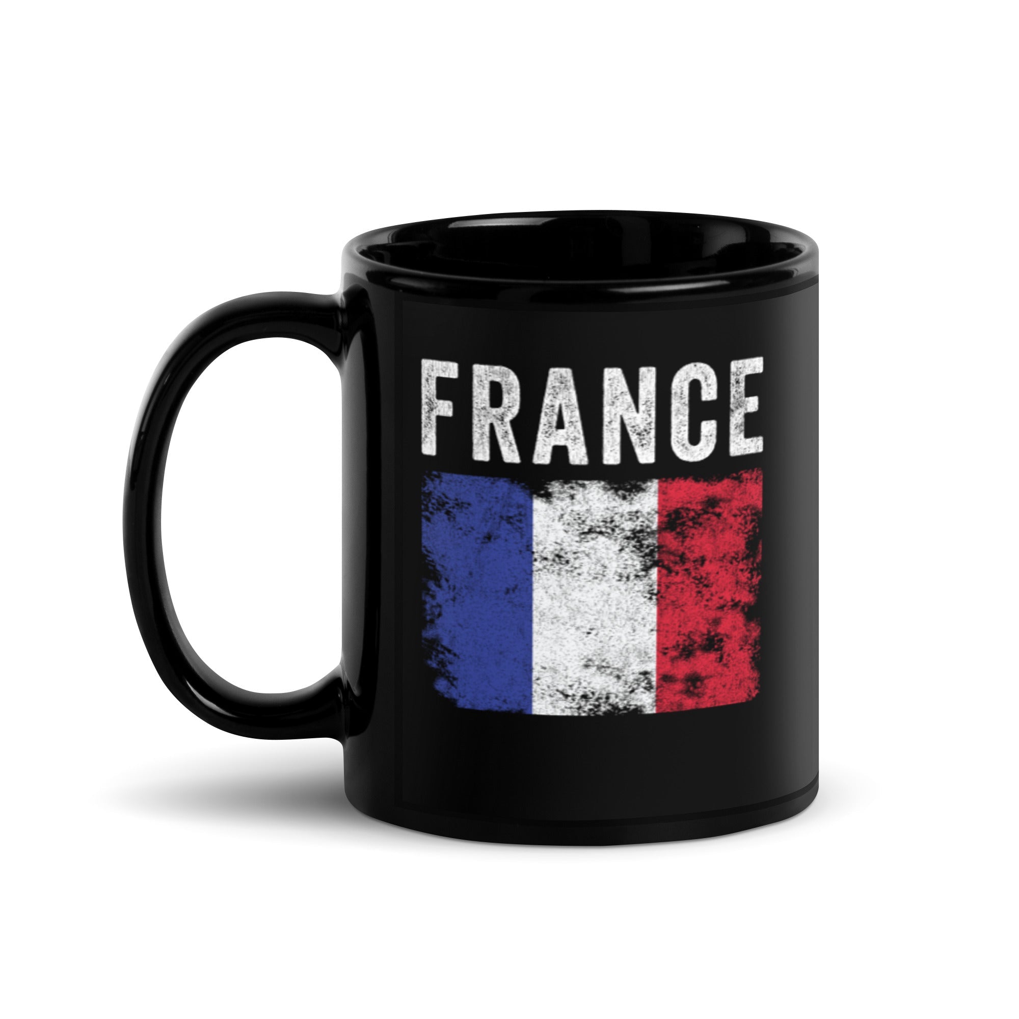 France Flag Distressed - French Flag Mug