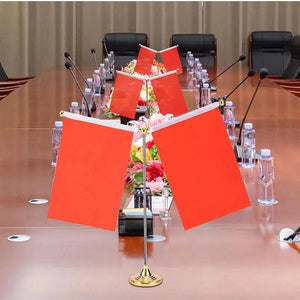 France Iceland Desk Flag - Custom Table Flags (Small)