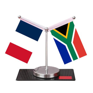 France Ivory Coast Desk Flag - Custom Table Flags (Mini)