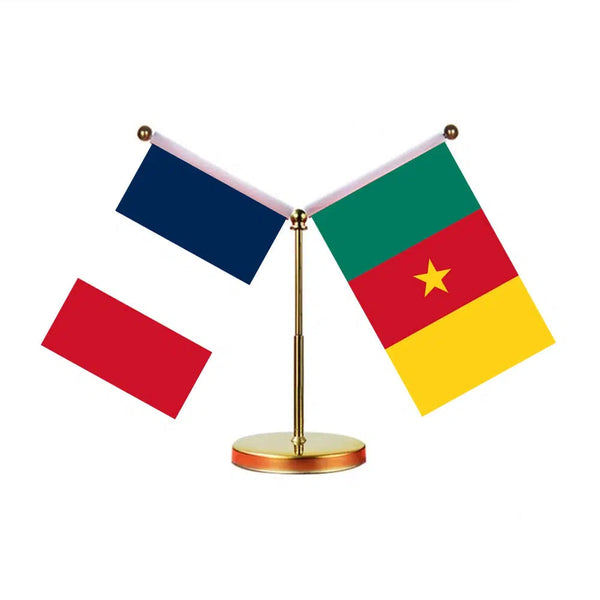 France Ivory Coast Desk Flag - Custom Table Flags (Mini)