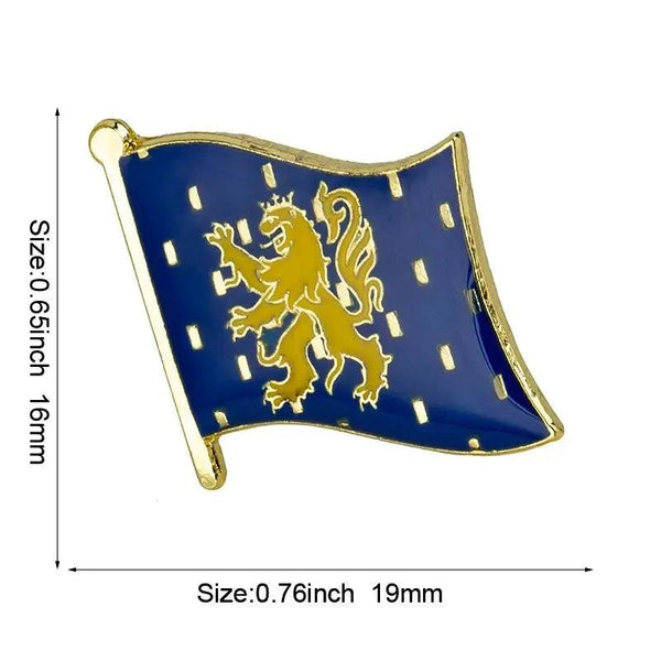 France Province Flag Lapel Pin Collection - Enamel Pin Flag