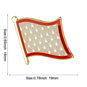 France Province Flag Lapel Pin Collection - Enamel Pin Flag