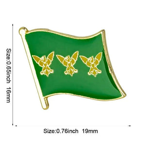 France Province Flag Lapel Pin Collection - Enamel Pin Flag