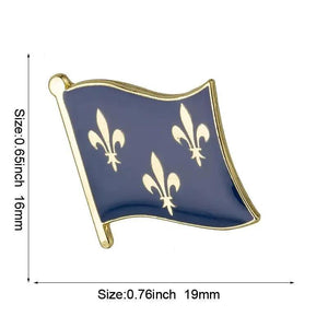 France Province Flag Lapel Pin Collection - Enamel Pin Flag