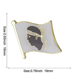 France Province Flag Lapel Pin Collection - Enamel Pin Flag