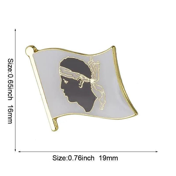 France Province Flag Lapel Pin Collection - Enamel Pin Flag