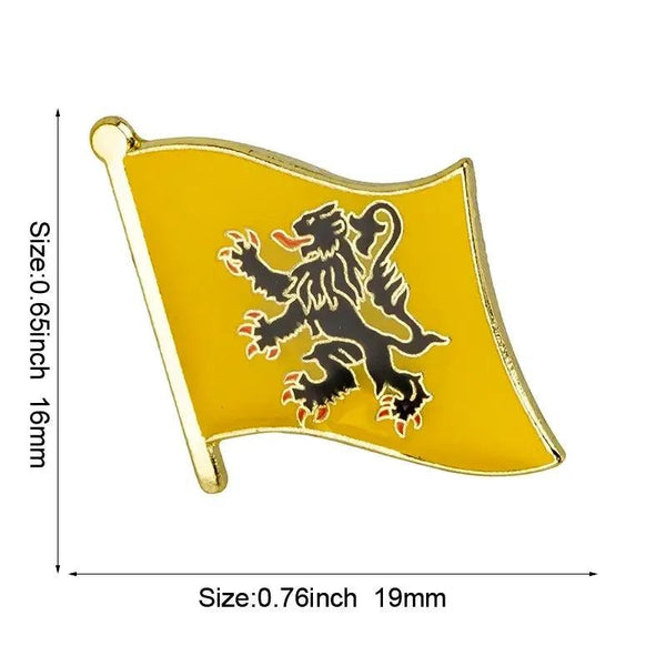 France Province Flag Lapel Pin Collection - Enamel Pin Flag